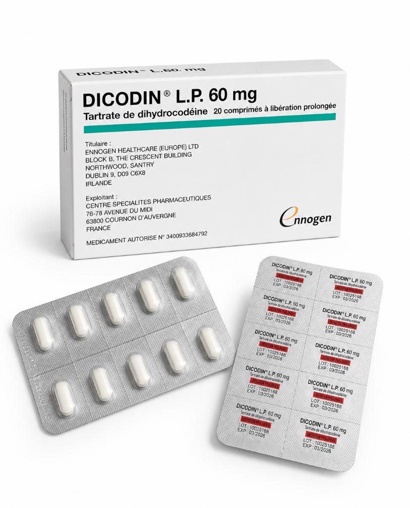Dicodin L.P 60mg (Dihydrocodeine Tartrate)