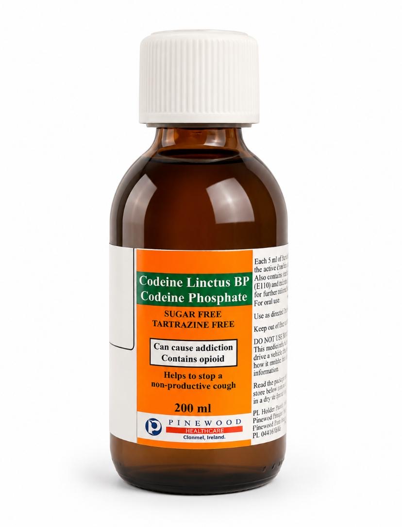 Codeine linctus BP codeine phosphate syrup